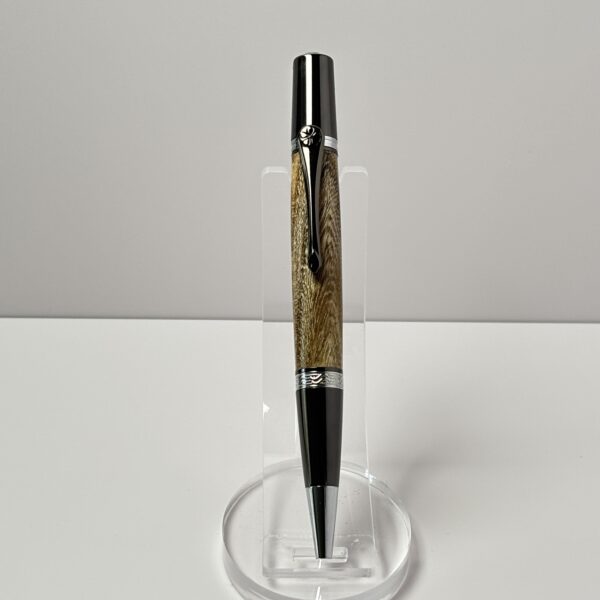 Hand Turned Ash Wood, Everyday Carry Twist Pen