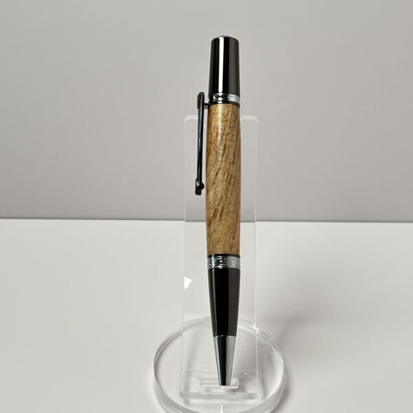 Hand Turned Maple Wood, Everyday Carry Twist Pen - Image 2