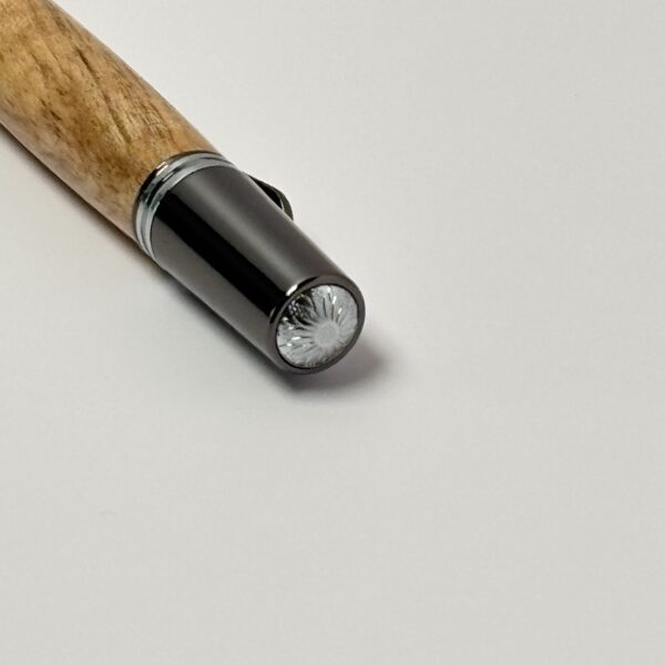 Hand Turned Maple Wood, Everyday Carry Twist Pen - Image 5