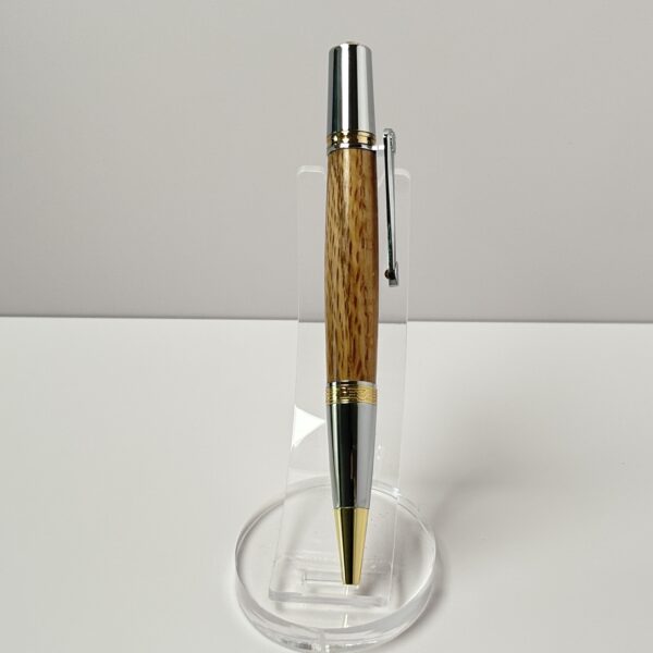Hand Turned Oak Wood, Everyday Carry Twist Pen - Image 4