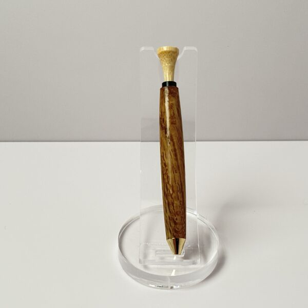 Hand Turned Oak Wood, Mechanical Golf Pencil - Image 2