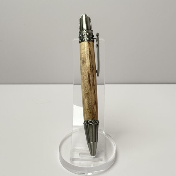 Hand Turned Maple Wood, Excalibur and Knight Themed Pen - Image 4