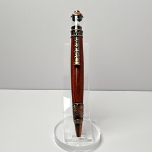 Hand Turned Cocobolo King Wood, Lighthouse Themed Pen