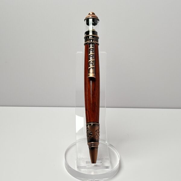 Hand Turned Cocobolo King Wood, Lighthouse Themed Pen