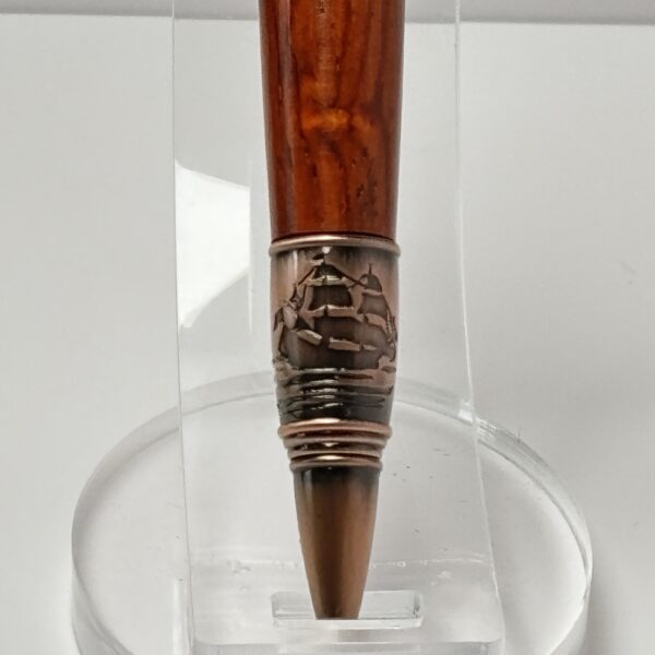 Hand Turned Cocobolo King Wood, Lighthouse Themed Pen - Image 5