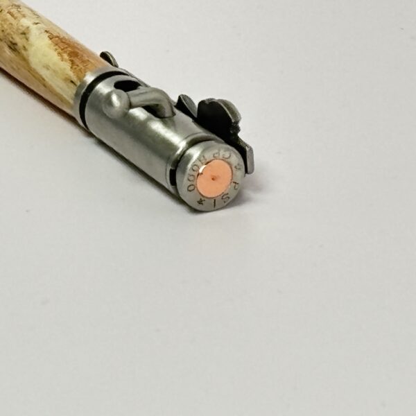 Hand Turned Ash Wood, Deer Hunter Bolt Action Pen - Image 4
