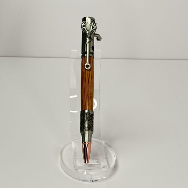 Hand Turned Jack Daniel's Barrel Wood, Deer Hunter Bolt Action Pen