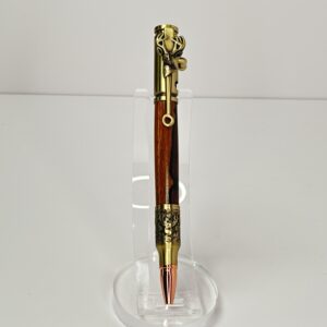 Hand Turned Pau Santo Wood, Deer Hunter Bolt Action Pen