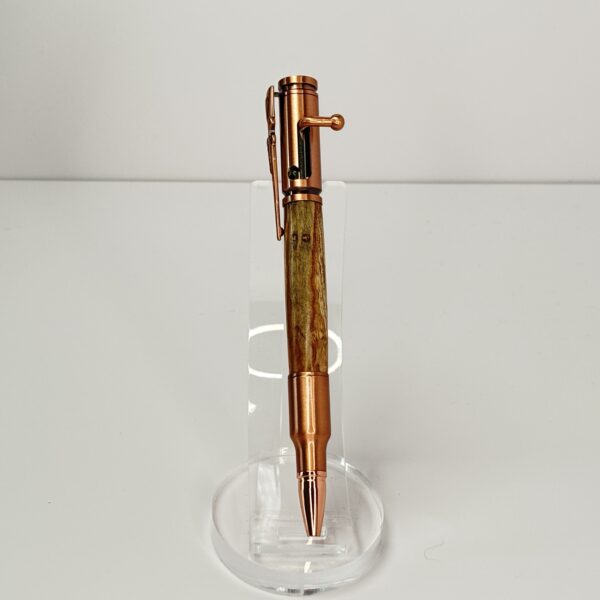 Hand Turned Maple Wood, Bolt Action Hunting Rifle Themed Pen - Image 5
