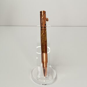 Hand Turned Ash Wood, Bolt Action Hunting Rifle Themed Pen