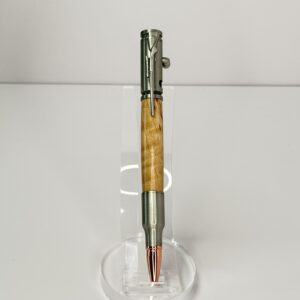 Hand Turned Black Locust Wood, Bolt Action Hunting Rifle Themed Pen